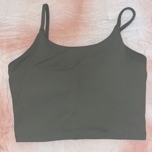 Workout tank top with padding